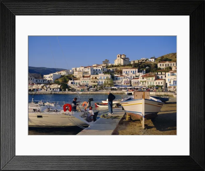 Framed Print : Batsi, Andros Framed Print : Batsi, Andros
