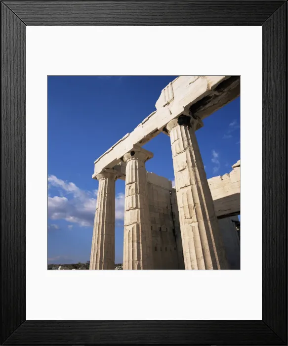 Framed Print : Propylaea columns Framed Print : Propylaea columns
