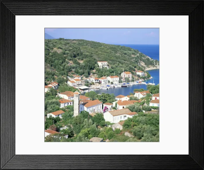 Framed Print : Kioni bay, Ithaca Framed Print : Kioni bay, Ithaca