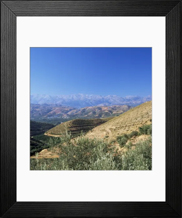 Framed Print : Mountains near Chania Framed Print : Mountains near Chania