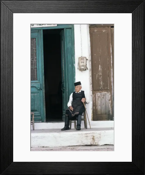 Framed Print : Old man in traditional costume Framed Print : Old man in traditional costume