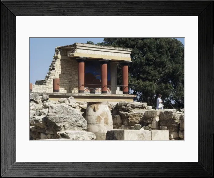Framed Print : Reconstructed palace of King Minos Framed Print : Reconstructed palace of King Minos