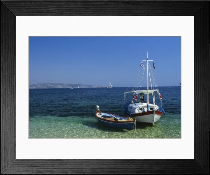 Framed Print : Greek boats Framed Print : Greek boats