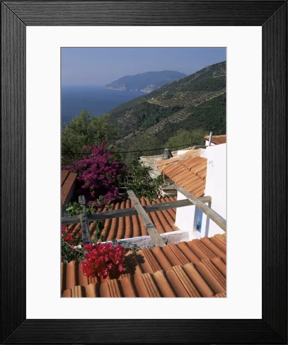 Framed Print : Alonnisos, a small Greek island near Skiathos