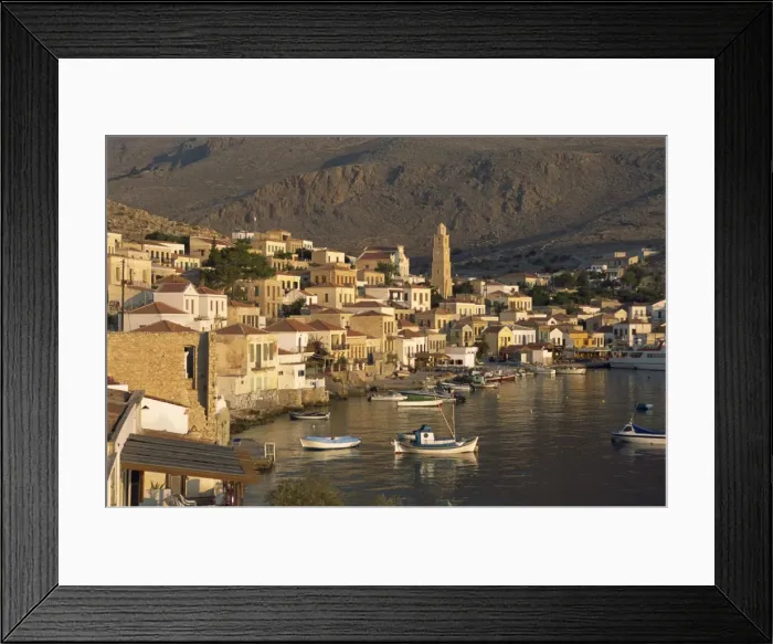 Framed Print : Emborio, Chalki (Halki) Framed Print : Emborio, Chalki (Halki)