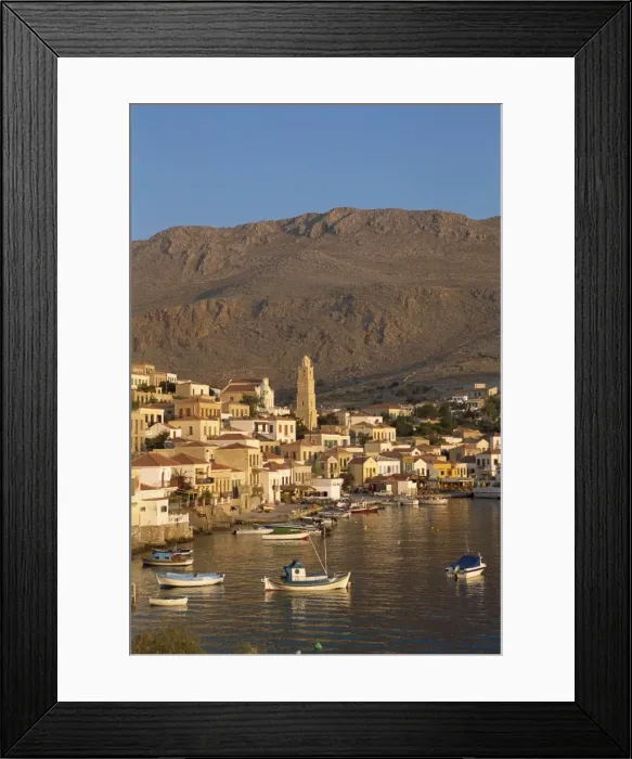Framed Print : Emborio, Chalki (Halki) Framed Print : Emborio, Chalki (Halki)