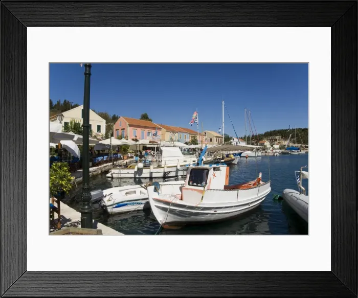 Framed Print : Fiskardo, Kefalonia (Cephalonia) Framed Print : Fiskardo, Kefalonia (Cephalonia)