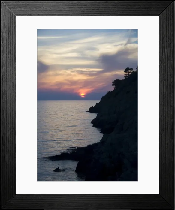 Framed Print : Sunset, Assos Framed Print : Sunset, Assos