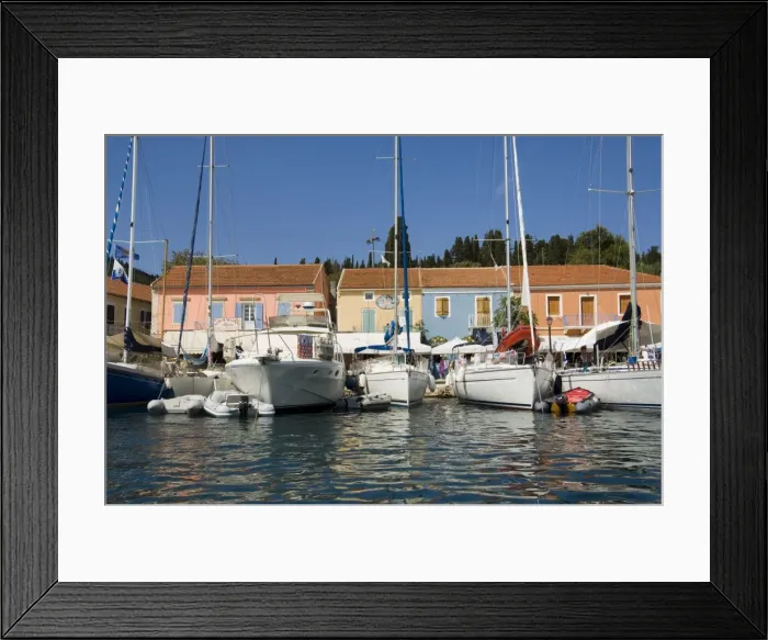 Framed Print : Fiskardo, Kefalonia (Cephalonia) Framed Print : Fiskardo, Kefalonia (Cephalonia)