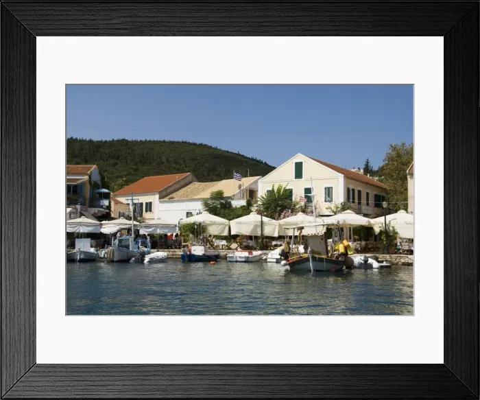 Framed Print : Fiskardo, Kefalonia (Cephalonia) Framed Print : Fiskardo, Kefalonia (Cephalonia)
