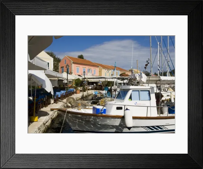 Framed Print : Fiskardo, Kefalonia (Cephalonia) Framed Print : Fiskardo, Kefalonia (Cephalonia)