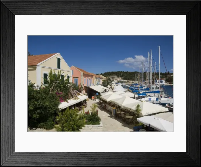 Framed Print : Fiskardo, Kefalonia (Cephalonia) Framed Print : Fiskardo, Kefalonia (Cephalonia)