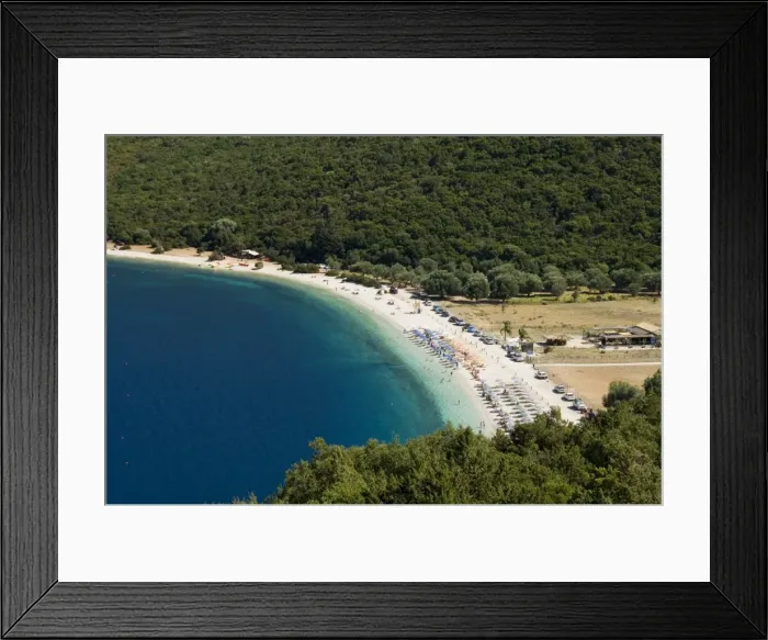 Framed Print : Antisamos Beach near Sami Framed Print : Antisamos Beach near Sami