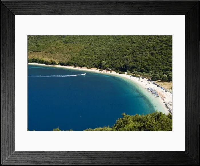 Framed Print : Antisamos Beach near Sami Framed Print : Antisamos Beach near Sami