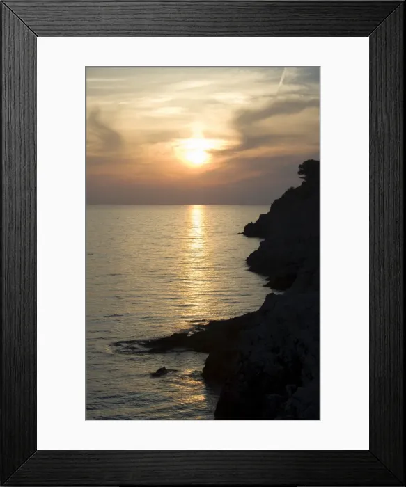 Framed Print : Sunset, Assos Framed Print : Sunset, Assos