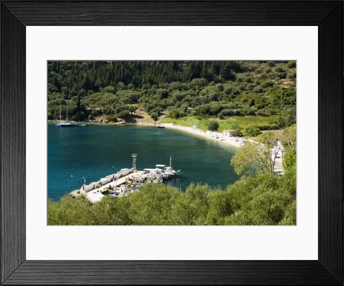 Framed Print : Poli Bay, Vathy Framed Print : Poli Bay, Vathy