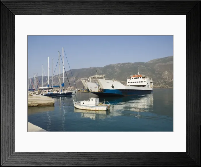 Framed Print : Ferry from Kefalonia Framed Print : Ferry from Kefalonia