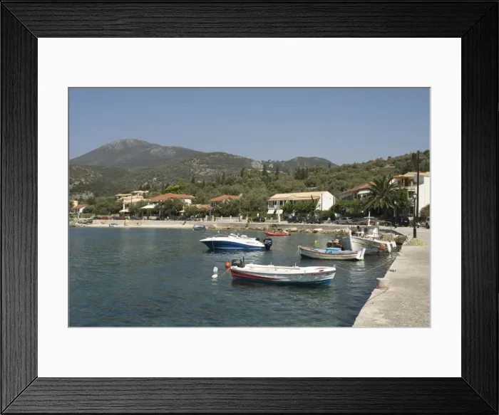 Framed Print : Poris, Lefkada (Lefkas) Framed Print : Poris, Lefkada (Lefkas)