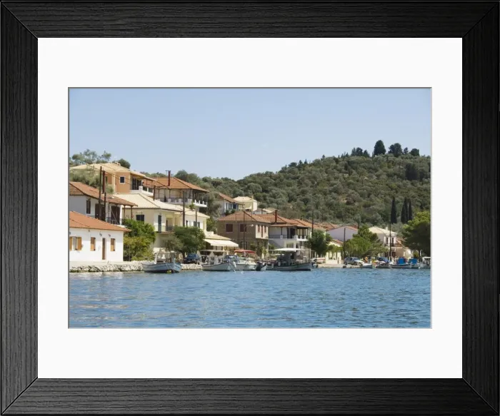 Framed Print : Vathy, Island of Meganisi Framed Print : Vathy, Island of Meganisi
