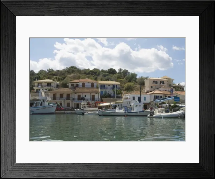 Framed Print : Vathy, Island of Meganisi Framed Print : Vathy, Island of Meganisi