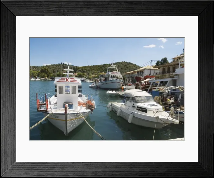 Framed Print : Vathy, Island of Meganisi Framed Print : Vathy, Island of Meganisi