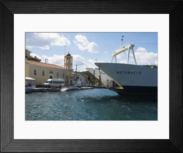 Framed Print : Ferry from Nidri Framed Print : Ferry from Nidri