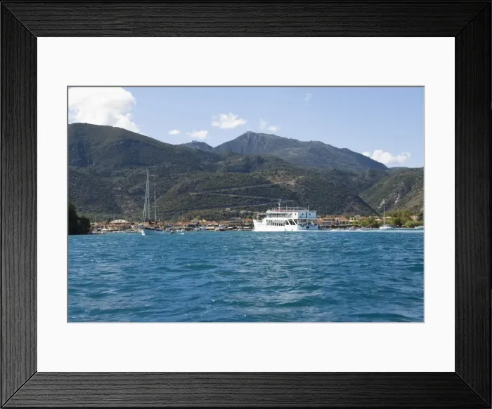 Framed Print : Ferry from Ithika Framed Print : Ferry from Ithika
