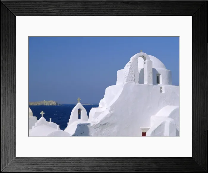 Framed Print : Paraportiani Church in the Alefkandra district of the old town Framed Print : Paraportiani Church in the Alefkandra district of the old town
