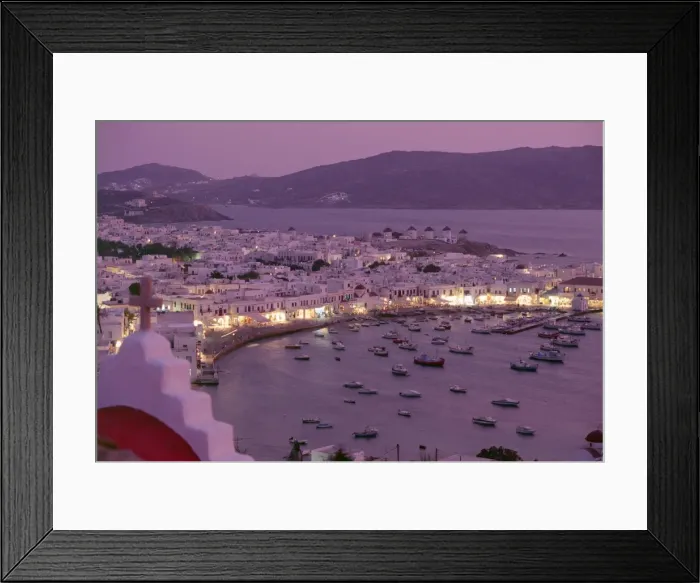 Framed Print : View over Mykonos town Framed Print : View over Mykonos town