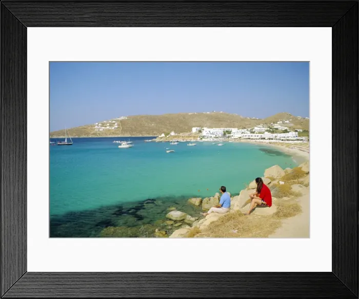 Framed Print : Plati Yialos Beach Framed Print : Plati Yialos Beach