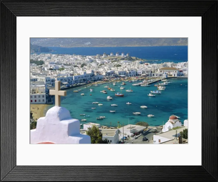 Framed Print : Mykonos Town Framed Print : Mykonos Town