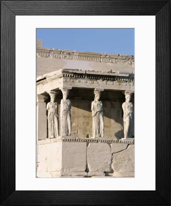 Framed Print : Portico of the Caryatids Framed Print : Portico of the Caryatids