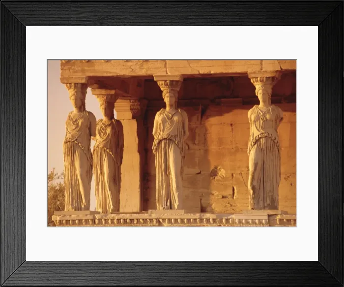 Framed Print : Caryatids Portico Framed Print : Caryatids Portico