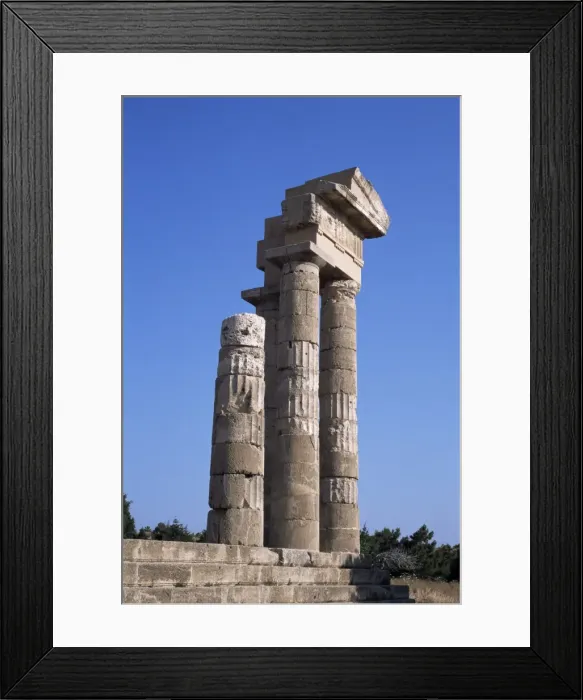 Framed Print : The Rhodes Acropolis at Monte Smith Framed Print : The Rhodes Acropolis at Monte Smith
