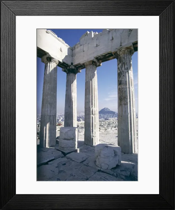 Framed Print : City from the Parthenon Framed Print : City from the Parthenon