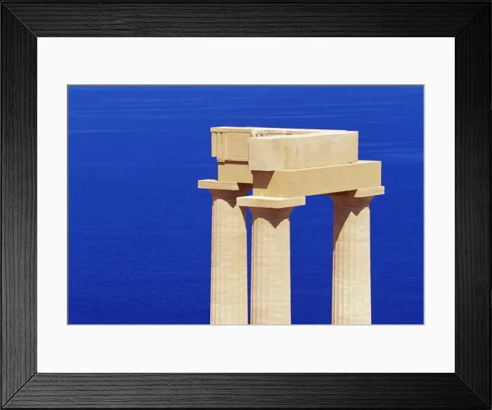 Framed Print : Detail of Hellenistic stoa Framed Print : Detail of Hellenistic stoa