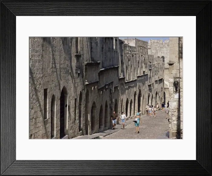 Framed Print : Ippoton, Street of Knights Framed Print : Ippoton, Street of Knights