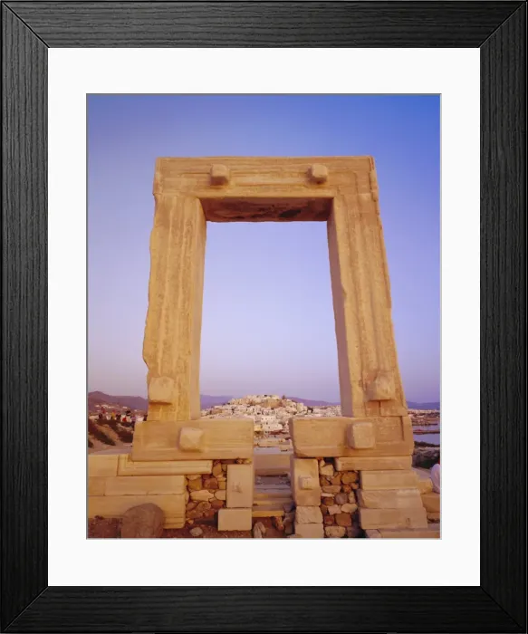 Framed Print : Temple of Apollo and Naxos Framed Print : Temple of Apollo and Naxos