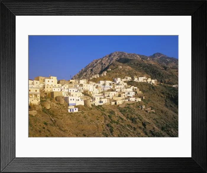 Framed Print : Olymbos (Olimbos) village