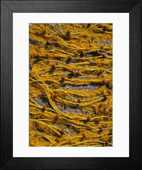 Framed Print : Colourful fishing nets Framed Print : Colourful fishing nets