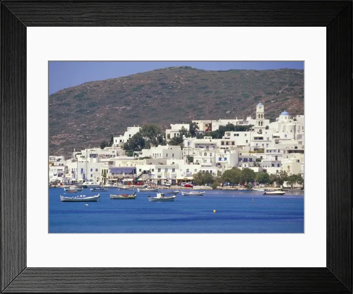 Framed Print : Adamas (Adhamas) (Adhamata) city and harbour Framed Print : Adamas (Adhamas) (Adhamata) city and harbour