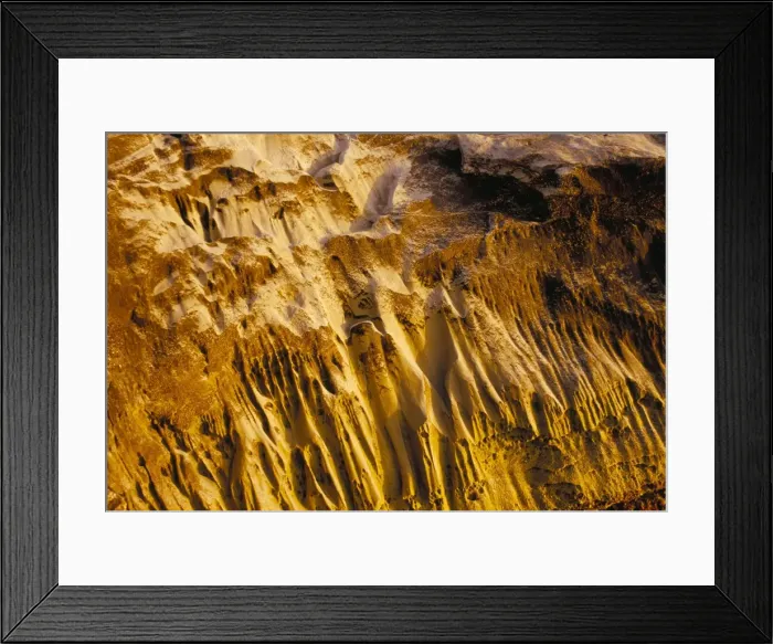 Framed Print : Solidified lava on Sarakiniko coast Framed Print : Solidified lava on Sarakiniko coast