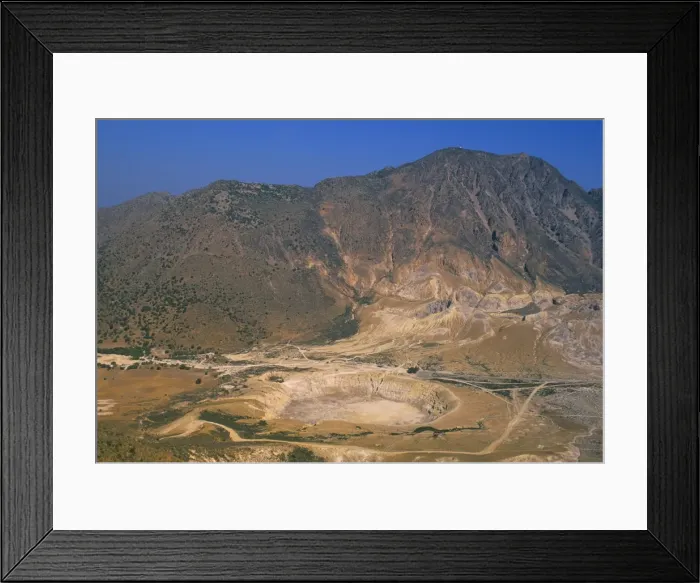 Framed Print : View of Stefanos Crater and mountains Framed Print : View of Stefanos Crater and mountains