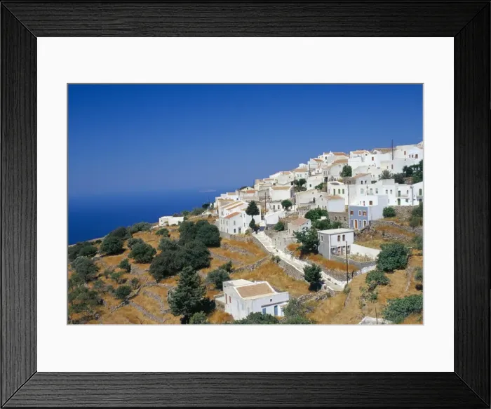Framed Print : Village of Nikia