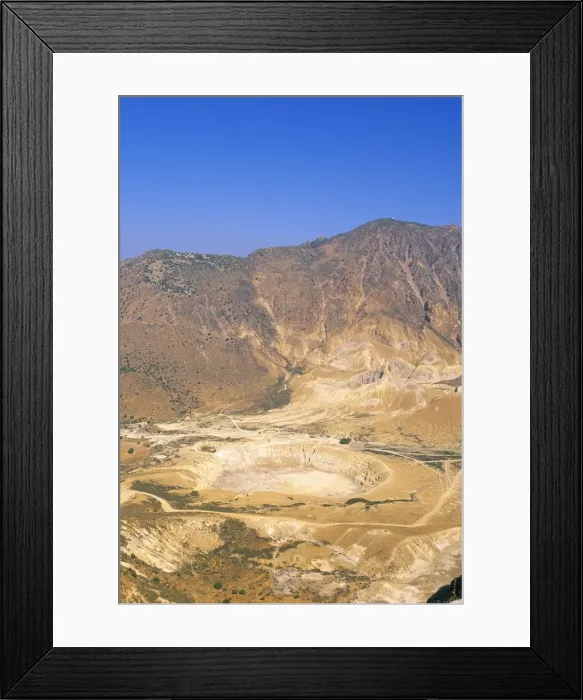 Framed Print : Stefanos Crater and mountains Framed Print : Stefanos Crater and mountains