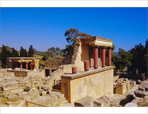 Palace ruins at Knossos