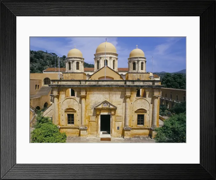 Framed Print : Facade of the 17th century Venetian built Christian Framed Print : Facade of the 17th century Venetian built Christian