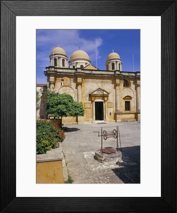 Framed Print : Facade of the 17th century Venetian built Christian Framed Print : Facade of the 17th century Venetian built Christian