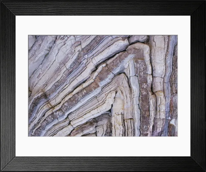 Framed Print : Stratified rock at Agio Pavlos in southern Crete Framed Print : Stratified rock at Agio Pavlos in southern Crete
