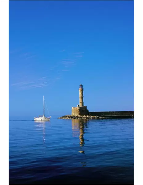 Hania (Chania) harbour and lighthouse